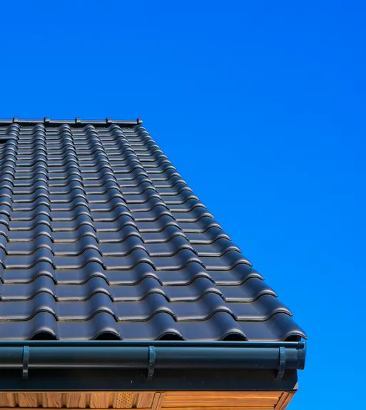 vertical-low-angle-closeup-shot-black-roof-building